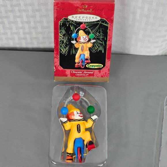Hallmark Keepsake Ornament Clownin' Around Crayola New with Box - Picture 1 of 3